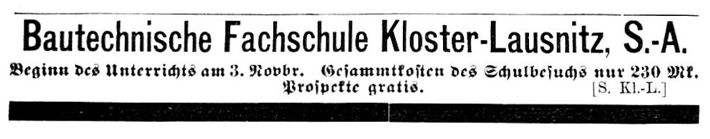1884-10-10 Kl Baugewerbsschule